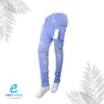 ⁦بنطلون جينز نسائي رسمات 3 AW41⁩ - الصورة ⁦6⁩