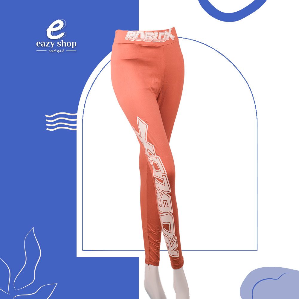 ew046 سروال نسائي قطن كتابة AW46 - الصورة 1