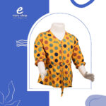 بلوزة بناتي شيفون منقط AW05