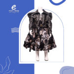 فستان بناتي جلد وشيفون صغير الى 20 AW57