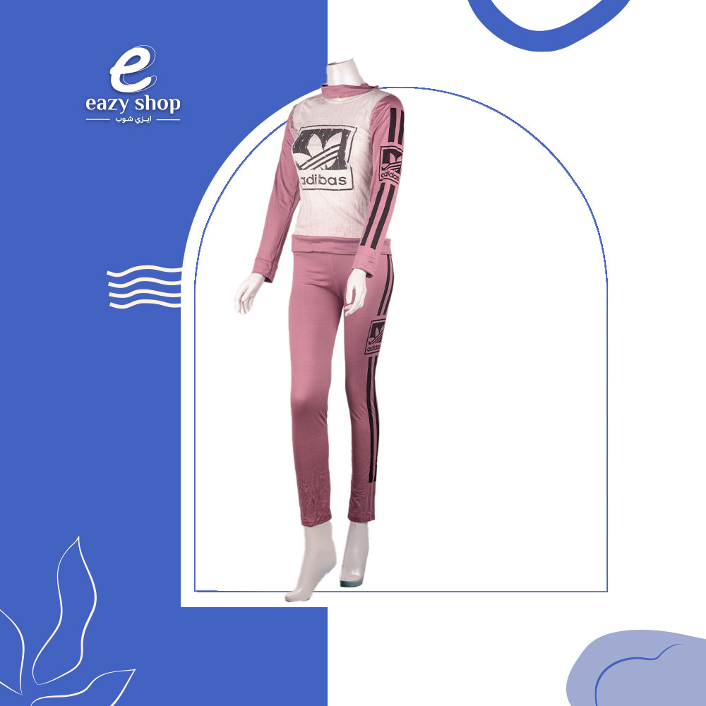 ew063 بجامة نسائي رياضي 3 قطع AW63 - الصورة 1