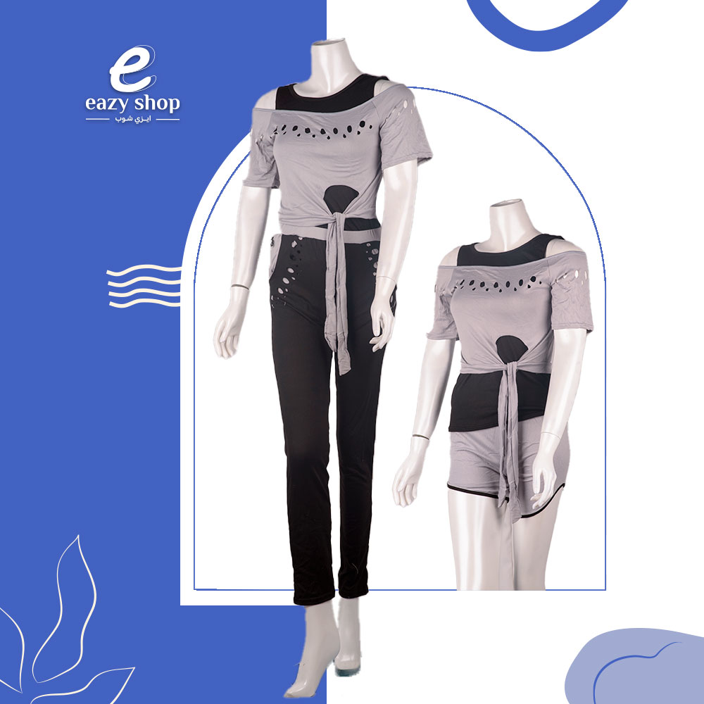 ew064 بجامة نسائي 4 قطع AW64 - الصورة 1