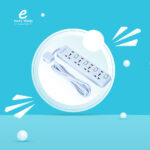 توصيلة كهرباء 5 متر 4 فتحات