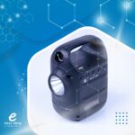 مكبر صوت مع ام بي ثري لاسلكي مع كشاف 1158