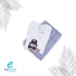 ⁦بجامة نسائي صدر ابيض وسروال احمر AW65⁩ - الصورة ⁦6⁩