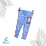 ⁦بنطلون بناتي جينز صغير ابو ترتر رسمة AW37⁩ - الصورة ⁦3⁩