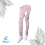 ⁦بنطلون جينز نسائي رسمات 3 AW41⁩ - الصورة ⁦3⁩