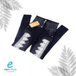 ⁦بنطلون جينز نسائي رسمات 4 AW43⁩ - الصورة ⁦2⁩