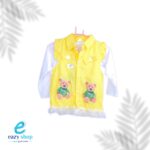 ⁦شميز بناتي قطعتين رسمة دب صغير AW70⁩ - الصورة ⁦4⁩