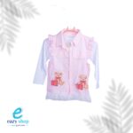 ⁦شميز بناتي قطعتين رسمة دب صغير AW70⁩ - الصورة ⁦2⁩