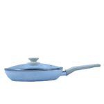 ⁦مقلاة طبخ جرانيت بغطاء زجاجي⁩ - الصورة ⁦3⁩