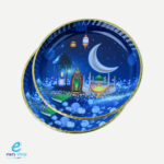 صحن تقديم بلاستيك مدور كبير