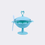 ⁦مطيبة زجاج مغطى مع ملعقة⁩ - الصورة ⁦4⁩