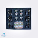 ⁦طقم فناجيل سيراميك مع الصحن⁩ - الصورة ⁦4⁩