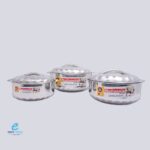 طقم حوافظ طعام ستيل كبير