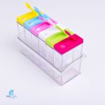 طقم علب بهارات مربع