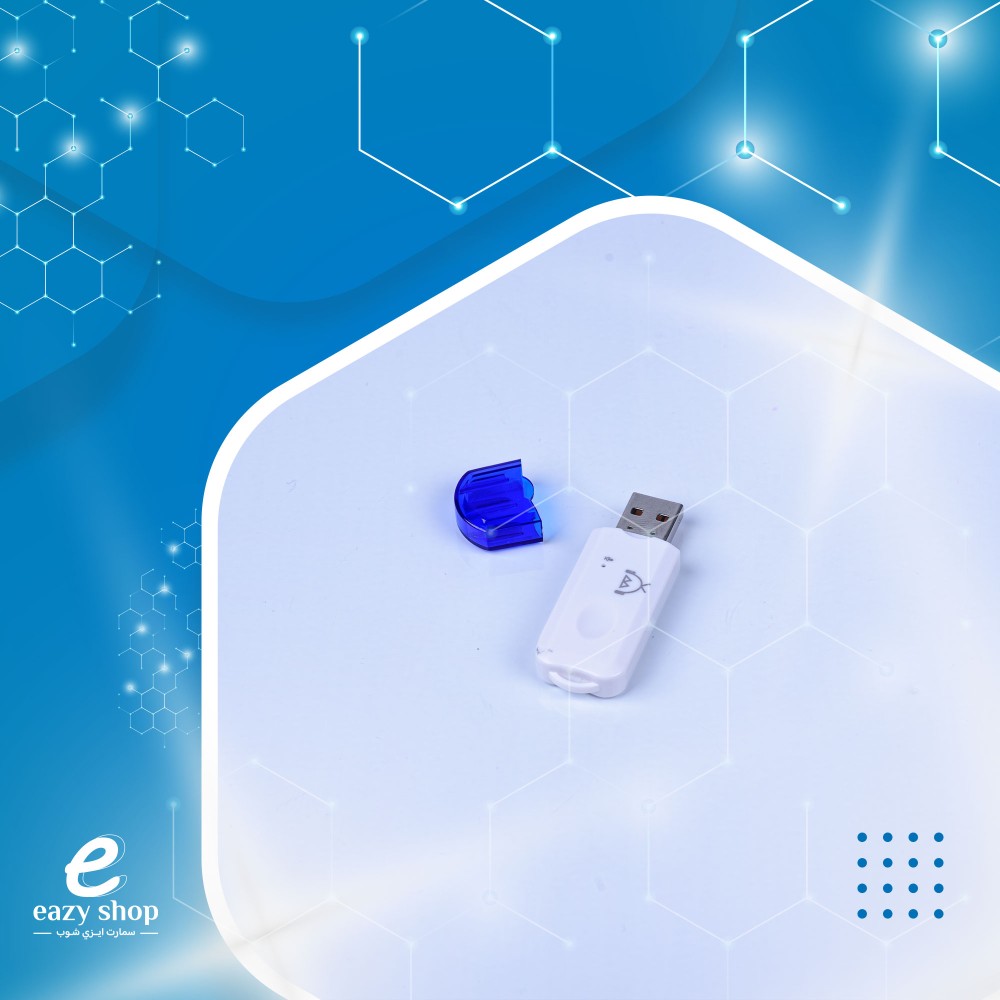 فلاش-ابيض-وايرلس قارئ بلوتوث - الصورة 1