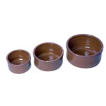 ⁦طقم قدور فخار مغطى عسلي⁩ - الصورة ⁦2⁩