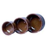 ⁦طقم قدور فخار مغطى عسلي⁩ - الصورة ⁦3⁩