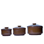 ⁦طقم قدور فخار مغطى عسلي⁩ - الصورة ⁦4⁩