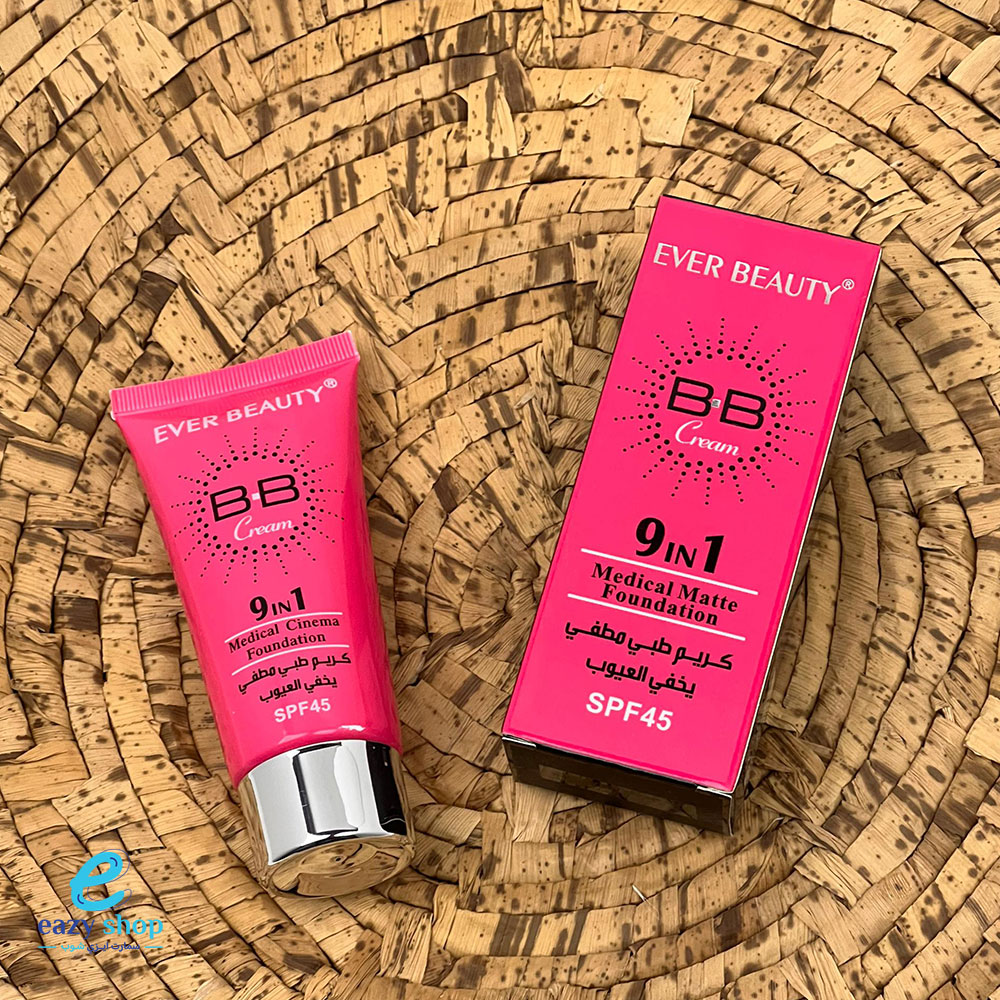 ايفر-بيوتي-مزاز-كريم-اساس-وردي كريم أساس إيفر بيوتي مزاز كريم طبي مطفي - الصورة 1