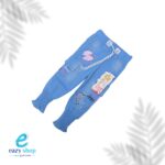 ⁦بنطلون بناتي جينز أبو كرفته صغير AW31⁩ - الصورة ⁦3⁩