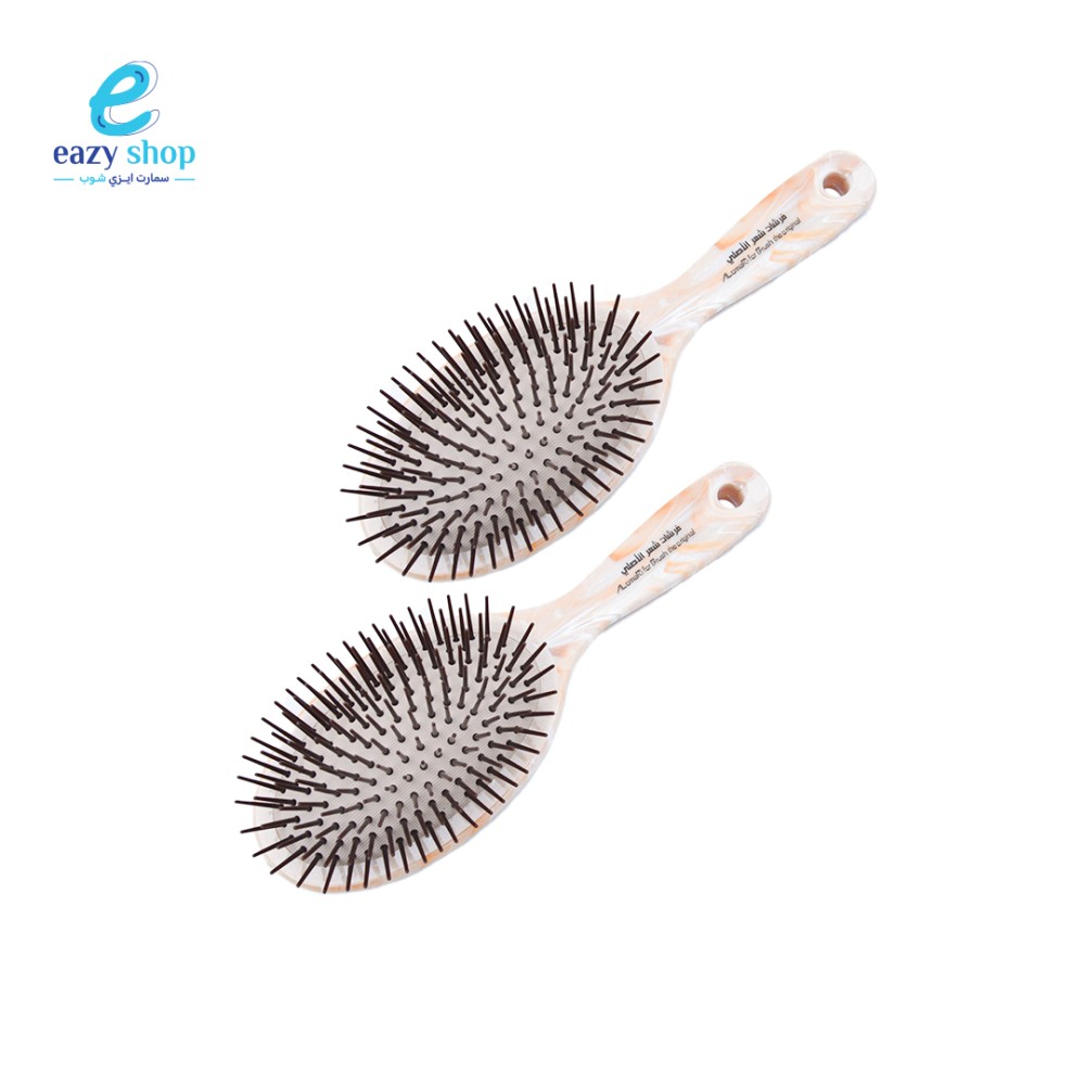 مشاط-توب-كلارز-بلاستيك2 مشط شعر الجوهرة رخام صغير بلاستيك - الصورة 1