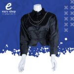 ⁦بلوزة نسائي ساتان مكمم 1159⁩ - الصورة ⁦5⁩