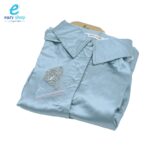 ⁦بلوزة نسائي ساتان مكمم 1159⁩ - الصورة ⁦3⁩