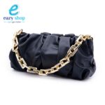 ⁦شنطة شبابي مكرمش مع سلسلة 2300118⁩ - الصورة ⁦2⁩