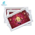 ⁦صحن تقديم بلاستيك يدين كبير⁩ - الصورة ⁦2⁩