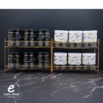 ⁦طقم علب بهارات زجاج 2 دور⁩ - الصورة ⁦3⁩