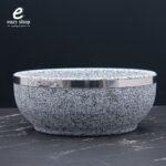 ⁦مقلى حجر حزام ستيل كبير⁩ - الصورة ⁦3⁩