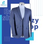 كوت رجالي سلك مقلم