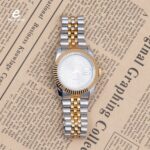 ⁦طقم ساعتين تايم زون رجالي ونسائي حديد 1103⁩ - الصورة ⁦2⁩