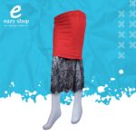 تنورة سادة قصير دانتيل طويل