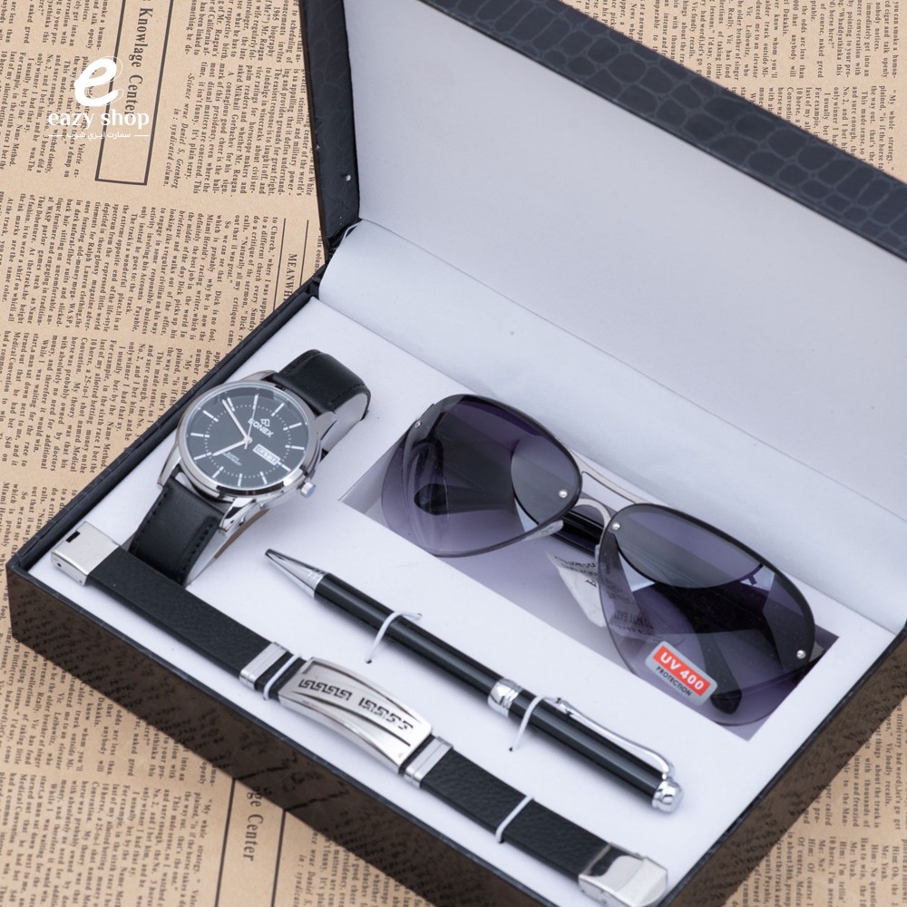 طقم-رجالي-2 طقم رجالي ساعة مع إكسسوارات 2 - الصورة 1