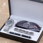 طقم رجالي ساعة مع إكسسوارات 5