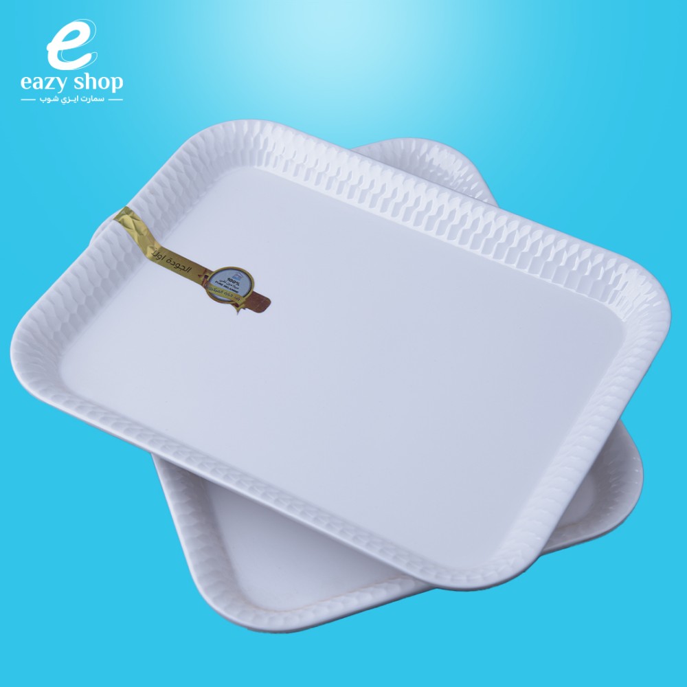 صحن-ميلامين-مستطيل-030 صحن تقديم ميلامين مستطيل - الصورة 1