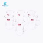 طقم قلاصات شاي زجاج