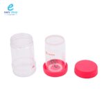 علب حافظة شفاف ملون6237