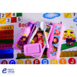 طقم حافظة طعام مدرسية مع ملاعق ومقلمية وزمزمية