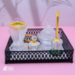 طقم مباخر عرائسي مع الصحن 6 قطع