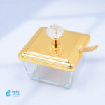 ⁦شيال حلوى 4 علب ذهبي مع الملاعق⁩ - الصورة ⁦2⁩